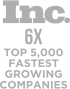 Inc. 5000 Fastest Growing Companies Badge